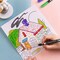 36 Color Double Ended Painting Pen, Fine line art Marker pen, Water Based Highlighter, Used for Outline, Drawing, Calligraphy and Coloring Books. (36)